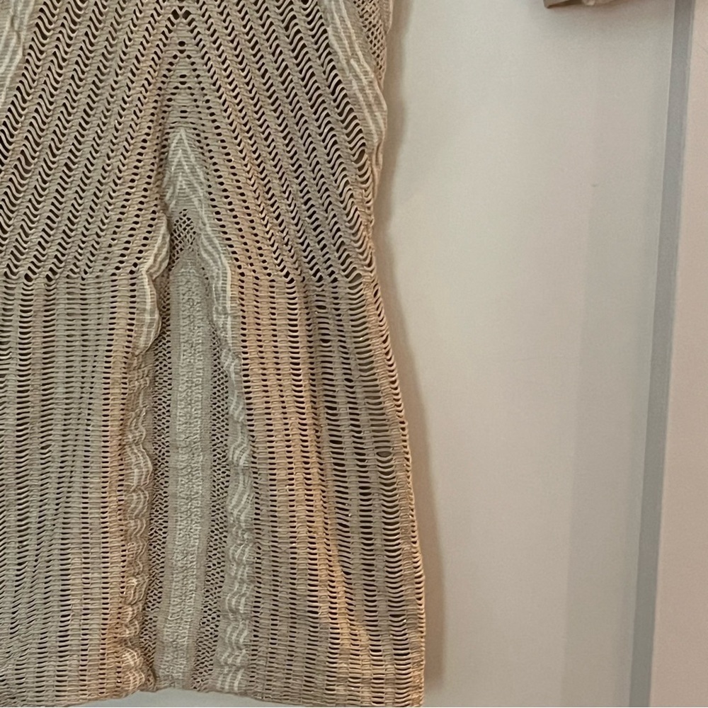 vintage y2k 90s Bebe crochet body-con dress made in the USA - Picture 4 of 10